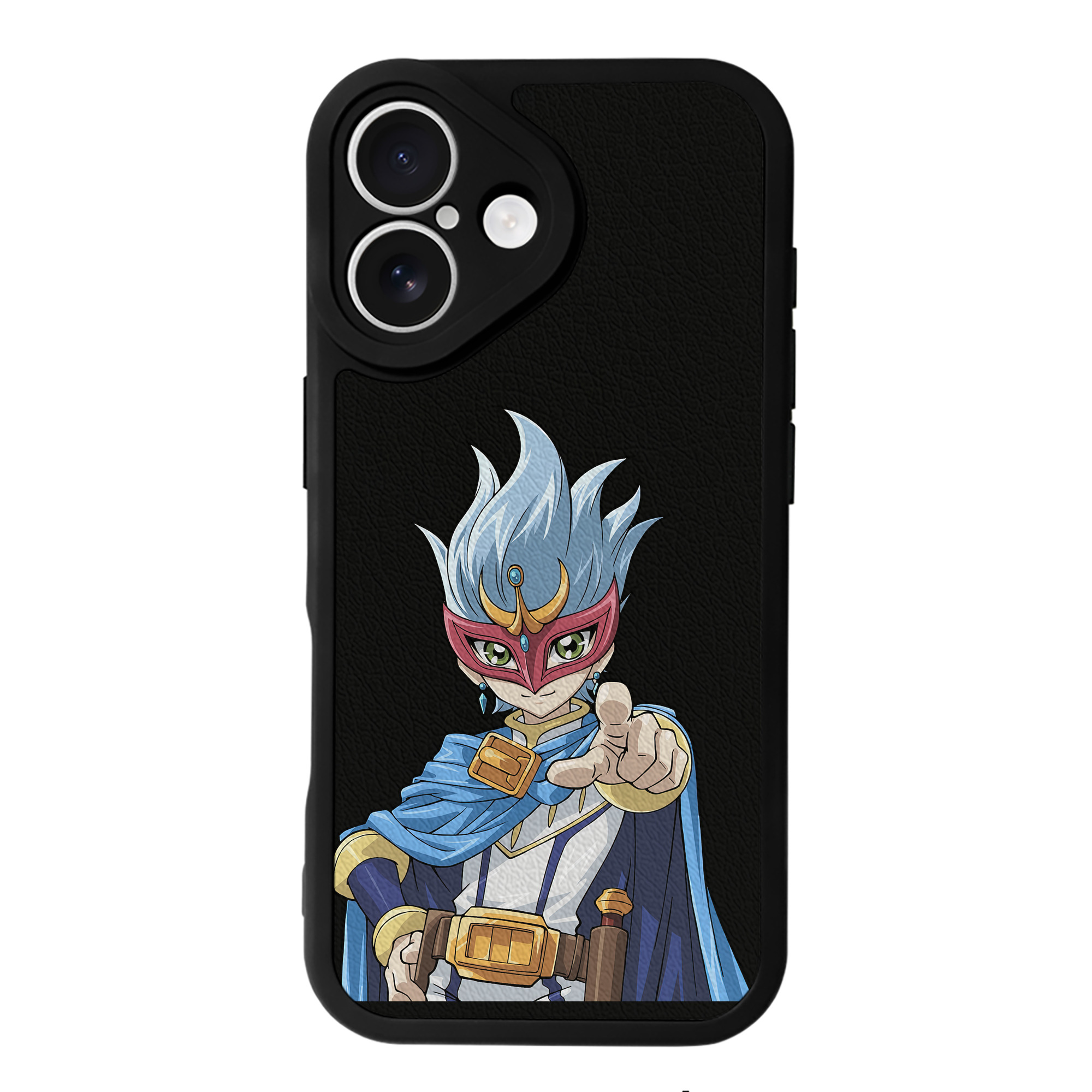 遊☆戯☆王 Yu-Gi-Oh! 【iPhone 16シリーズ対応】シリコンスマホケース（レザー調） 材質：シリコン